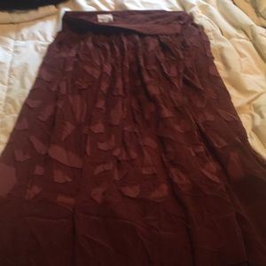 Le fou silk maxi skirt